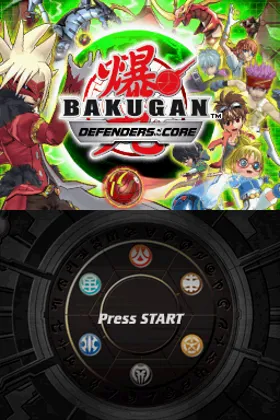 Bakugan - Defenders of the Core (USA) (En,Fr) screen shot title